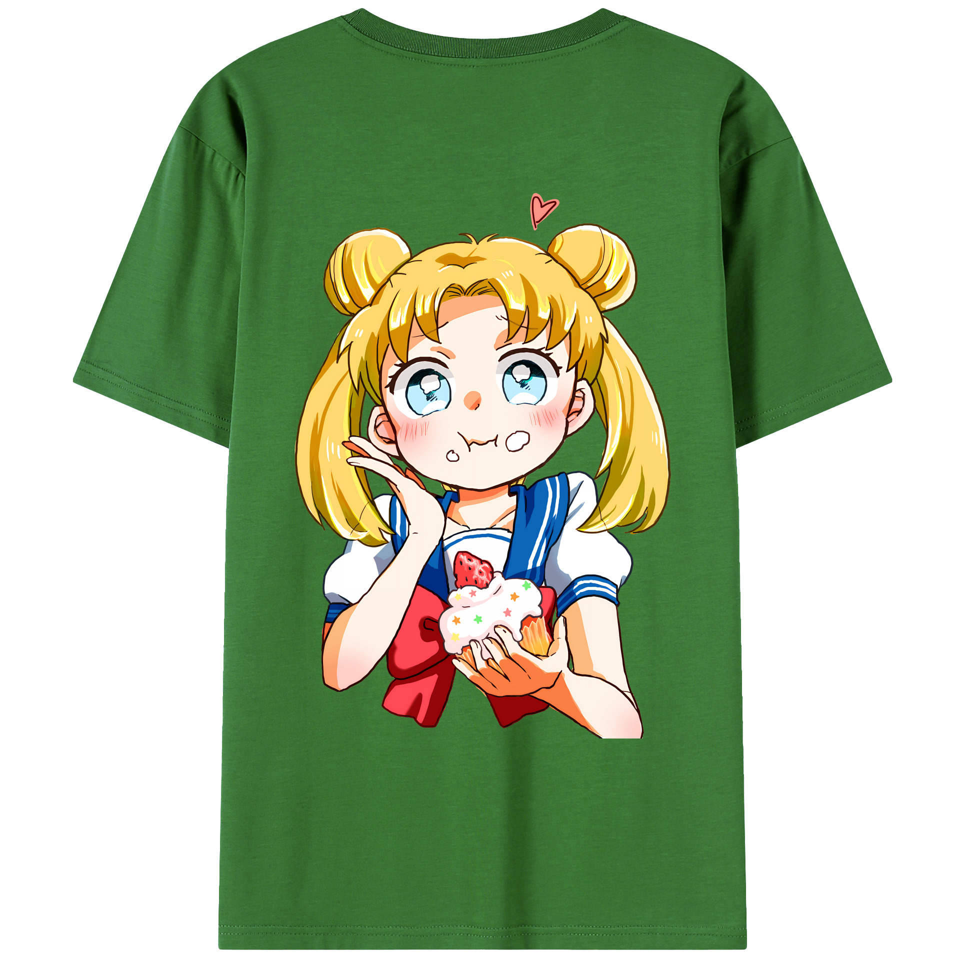 （画像用） 美少女戦士セーラームーン 愛野 美奈子 あいの みなこ Sailor Moon Aino Minako レディース半袖Tシャツ(バックプリント)